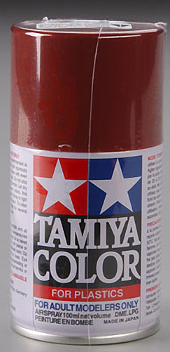 Tamiya TS-33 Dull Red Spray Lacquer – 3 Oz, 85033, Model Paint