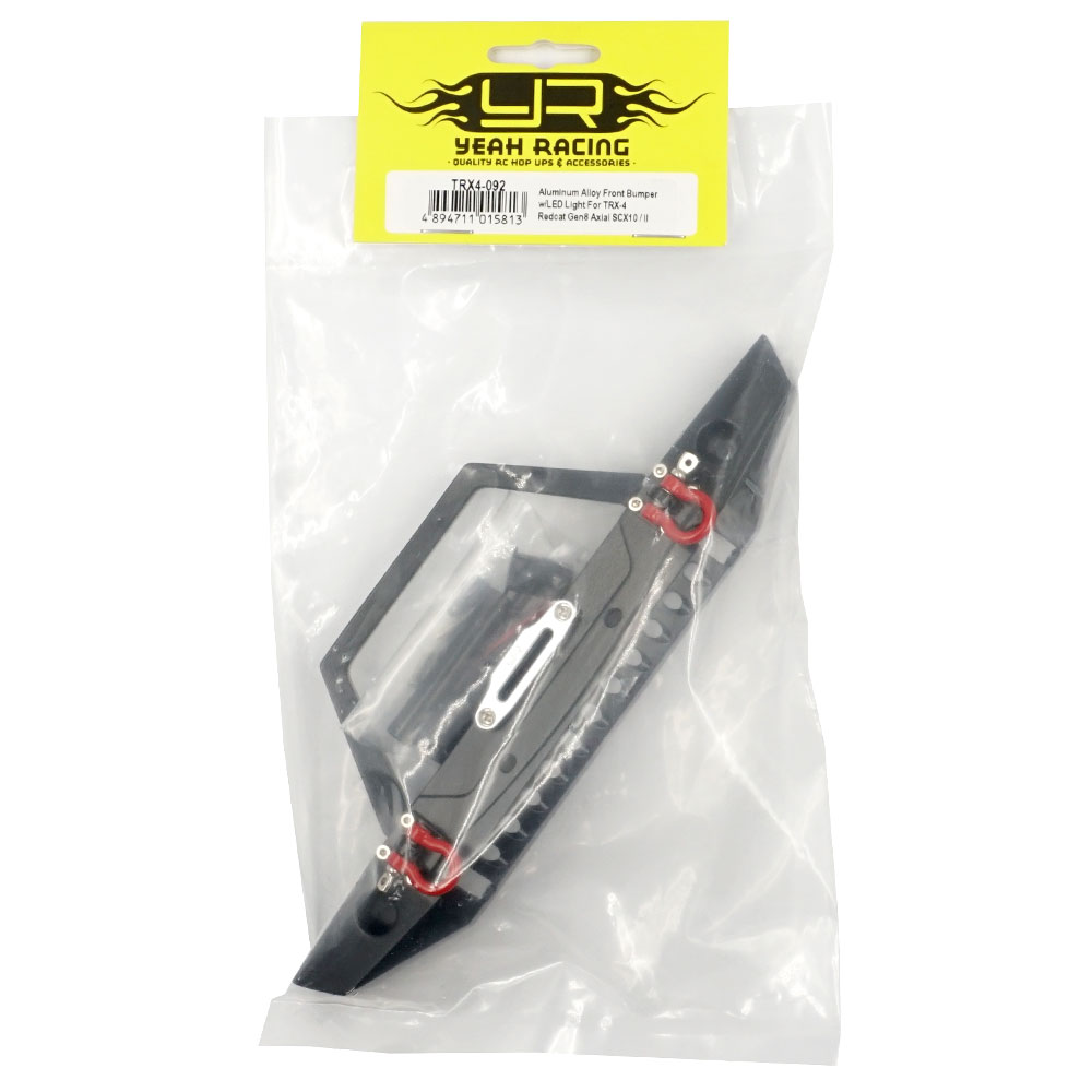 Yeah Racing TRX4-092 ALLOY FRONT BUMPER W/LED LIGHT FOR TRX-4 RE - SamiRC