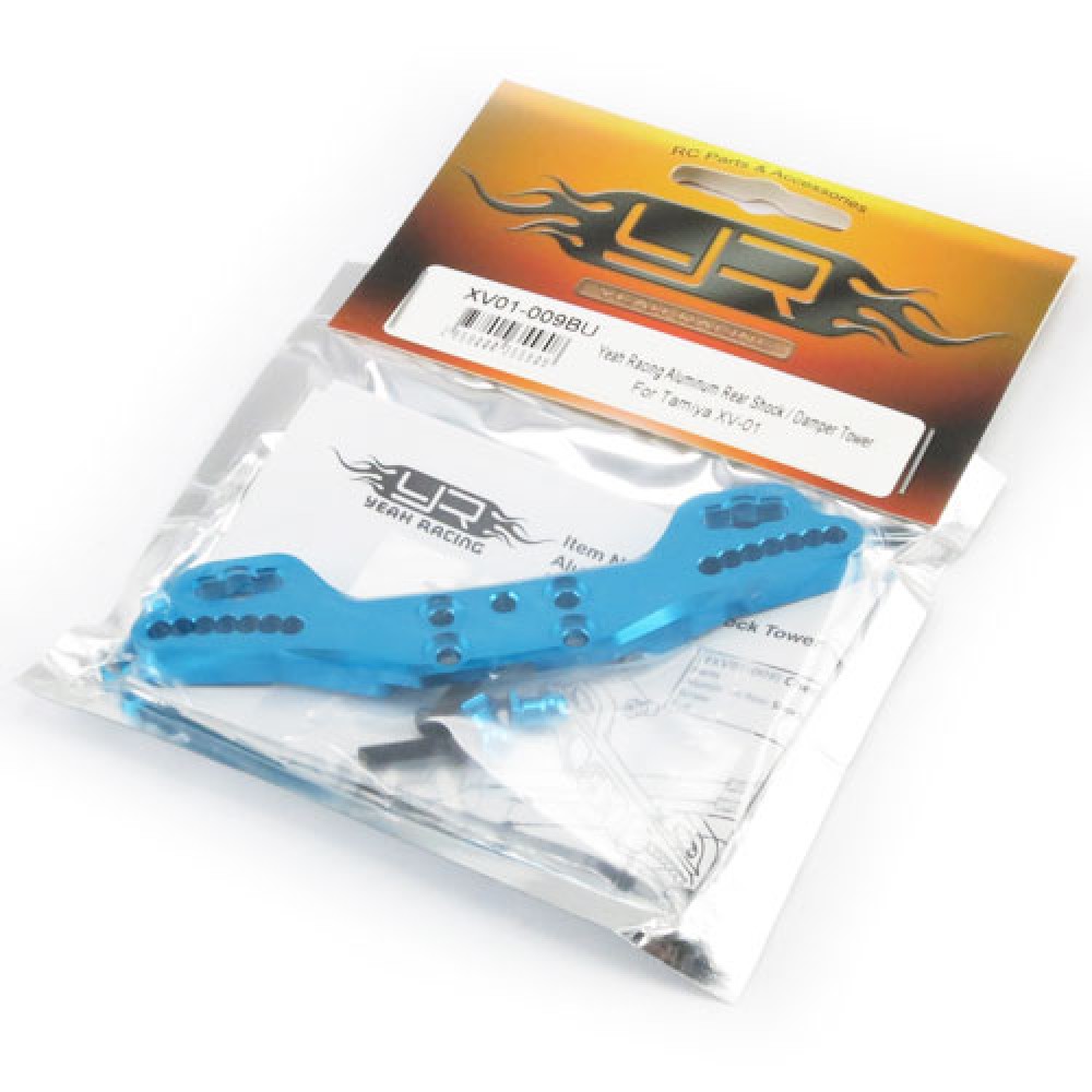 Supporto Sospensione Yeah Racing TAXV-009BU In Alluminio Blu Per Tamiya XV-01