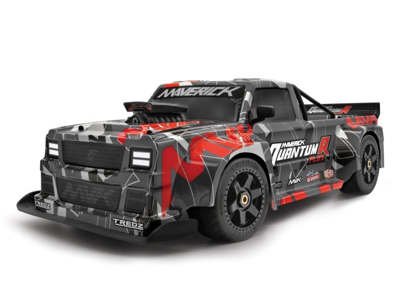 HPI MAVERICK QUANTUM R FLUX 4S RACE TRUCK GREY RED SamiRC