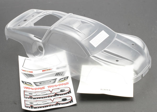 Traxxas 5320 Clear Body Shell For Revo RC Truck - Platinum Edition - View #3