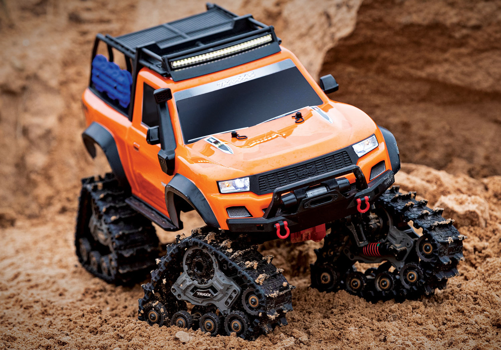 Traxxas 820344 ORANGE TRX-4 Rock Crawler with Maximum Traction