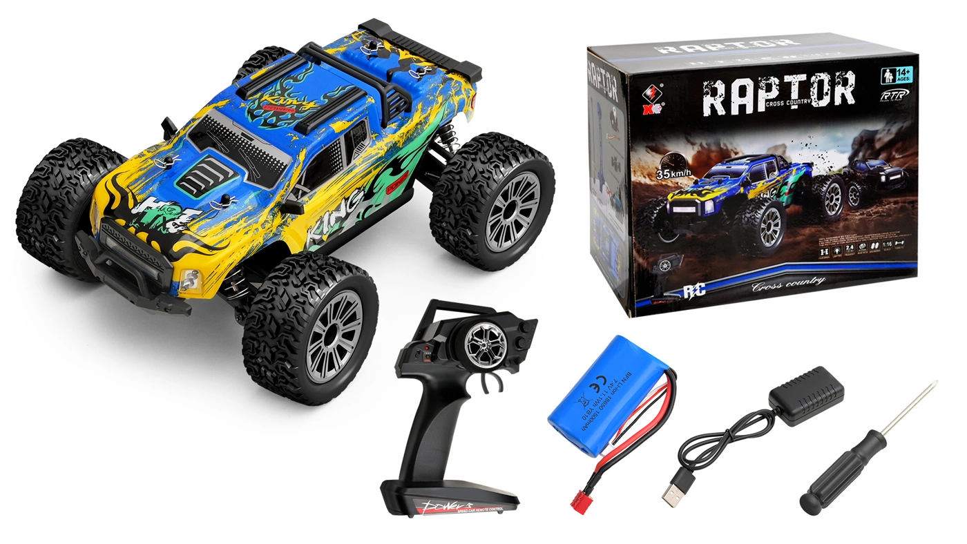 WLToys Monster 164018 1/16 4WD Black