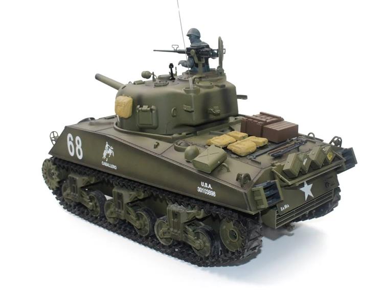 Carro Armato Telecomandato Torro 1/16 M4A3 Sherman Verde - Versione BB + IR