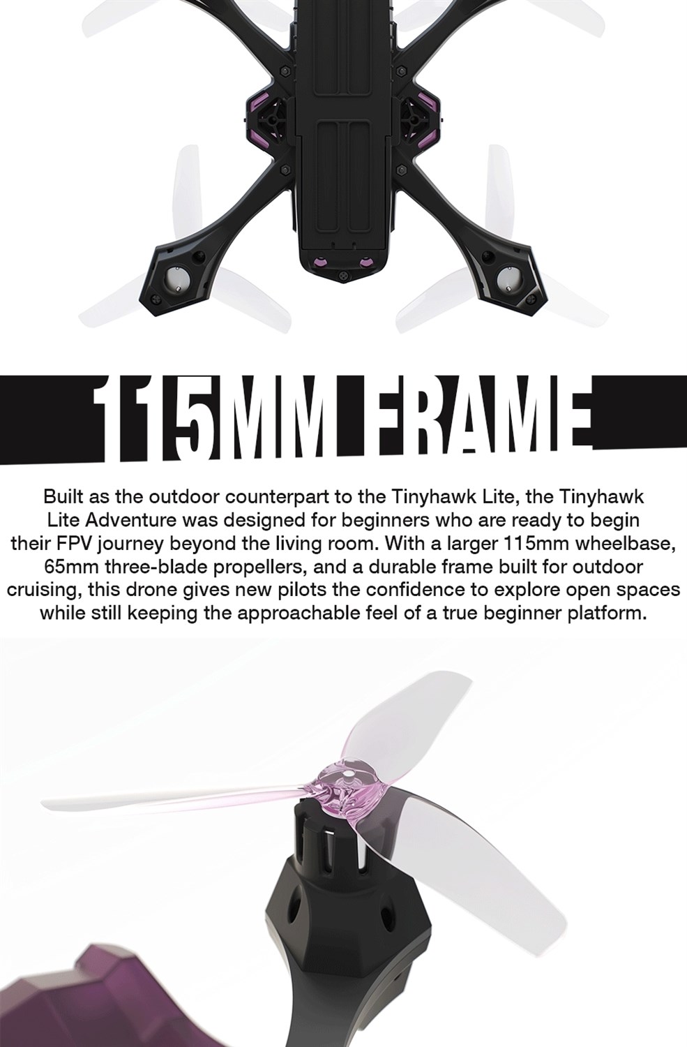 EMAX Tinyhawk Lite Adventure RTF Analog ELRS